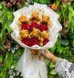 ayıcıklı gül buketleri